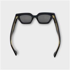 Fendi FE40101I 01A Women's Black Square Frame Sunglasses w/ Pouch